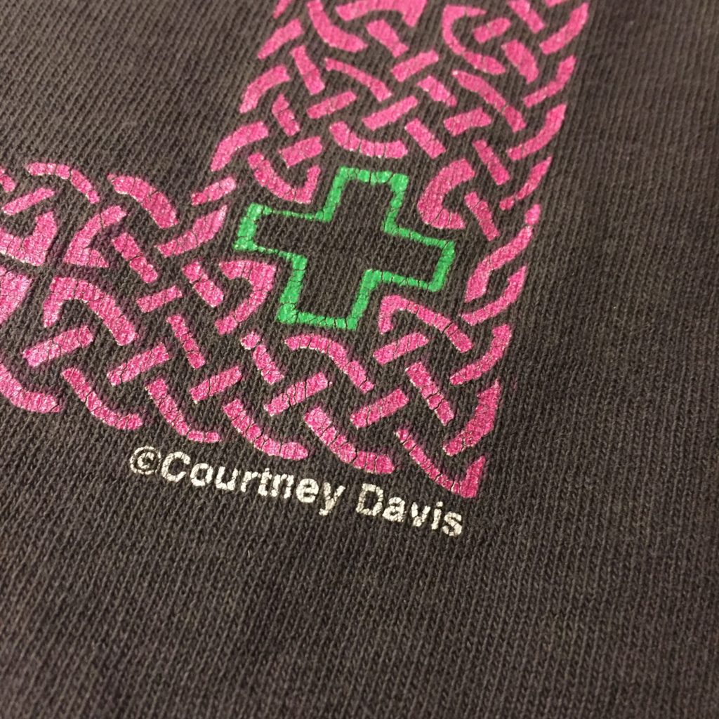 古着 Tシャツ Courtney Davis  ケルト十字 TEE ユニセックス 