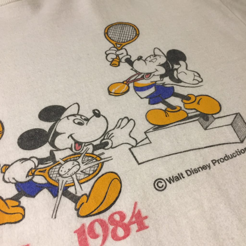 古着 キャラクターTシャツ ミッキー × UCLA 70S-80S TEE レディース 