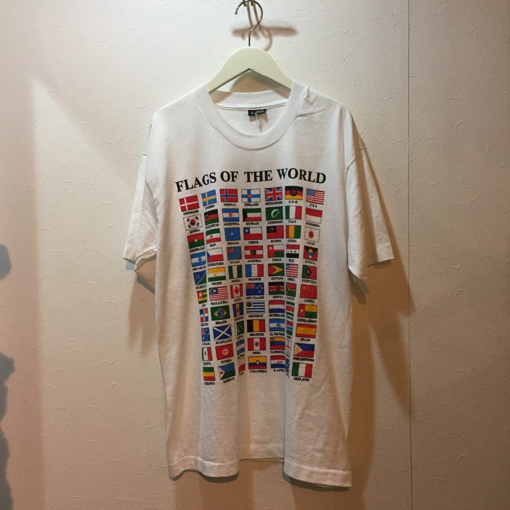 古着 Tシャツ 90s WorldFlags ユニセックス 