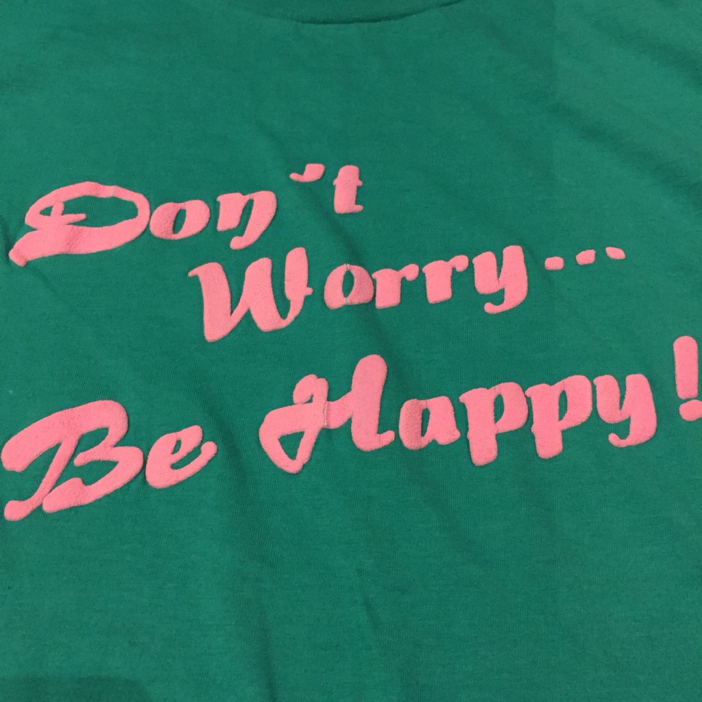 古着 Tシャツ USA製 Don"t Worry Be Happy ユニセックス 