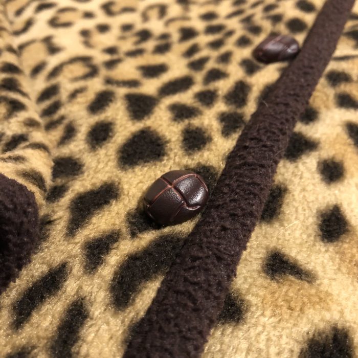 leopard fleece jacket レディース 