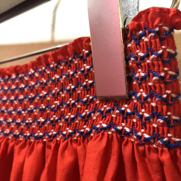 Tricolor color Shirred waistline skirt レディース 