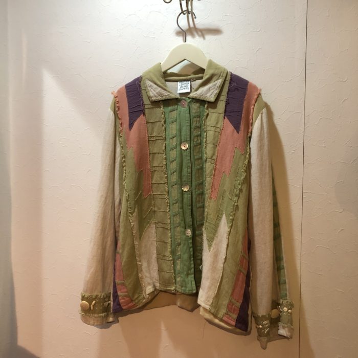 INDIA made cotton patchwork jacket ユニセックス 