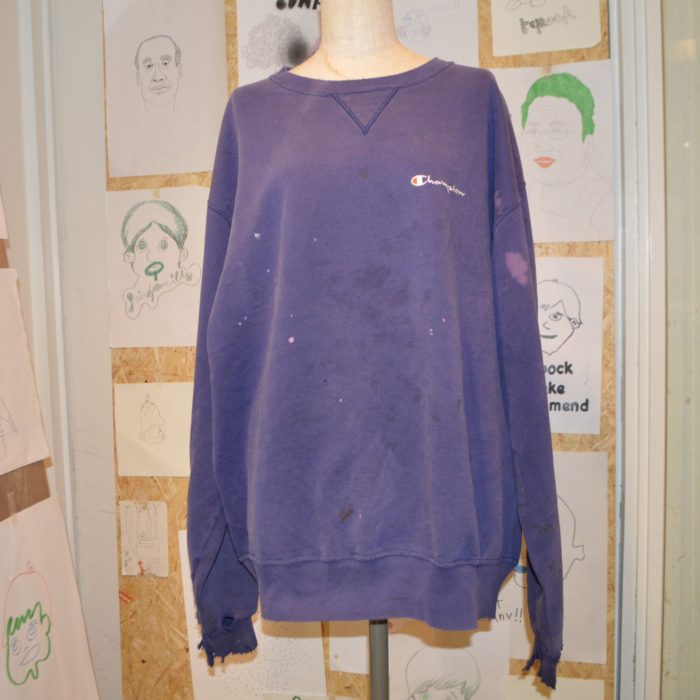 90s- Champion junk sweatshirts ユニセックス 