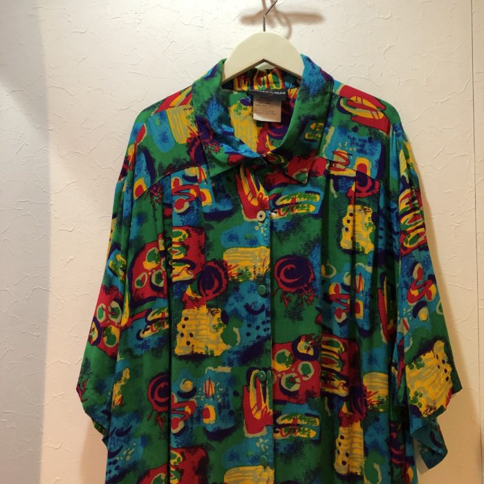 80s colorful rayon shirts ユニセックス 